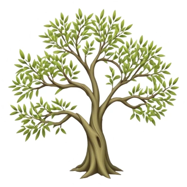 Moon dusted Willow tree welcoming you towards them sticker