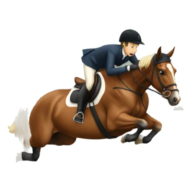 Horse showjumping  sticker