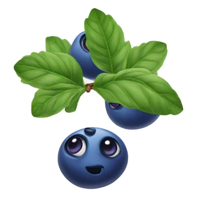 Pau of bluberries sticker