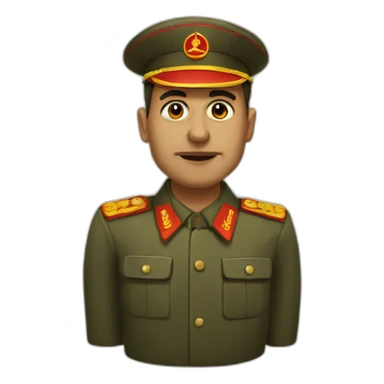 communist ouchanka sticker