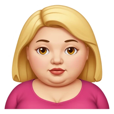 Fat woman sticker