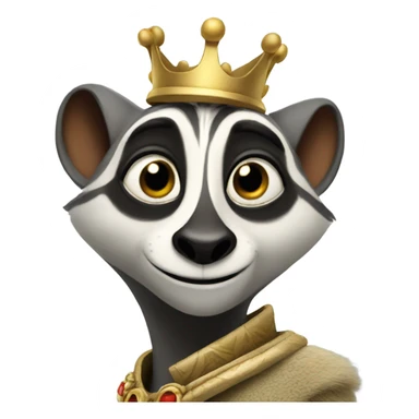 King Julian  sticker