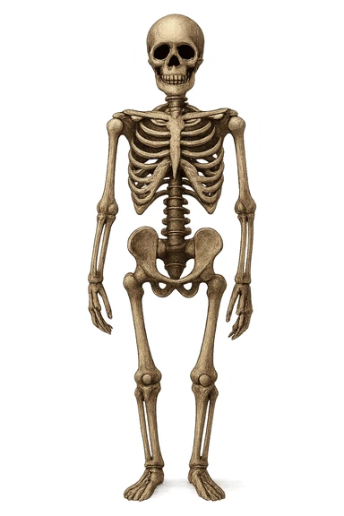 Halloween skeleton, remove background  sticker