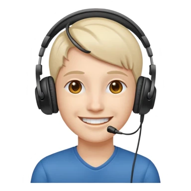 Una carita con audios sticker