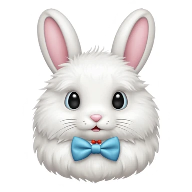 bunny with bowtie sticker