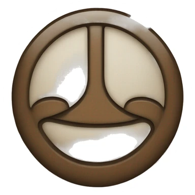 Smiley face with peace sign  sticker