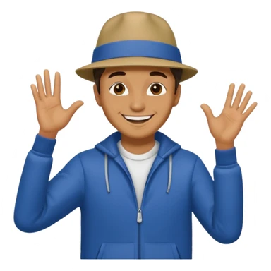 Man doing the metro an dance sticker