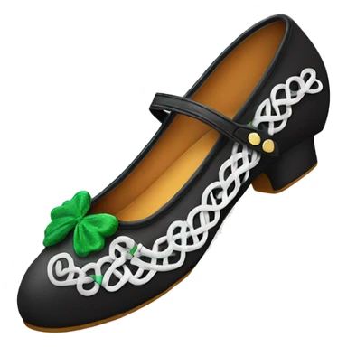 irish dancing shoe sticker