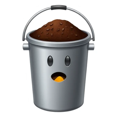 Coffee trashcan sticker