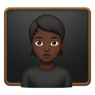 person silhouette standing in front of a screen with play icon sticker