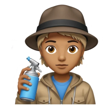 Graffiti artist sticker