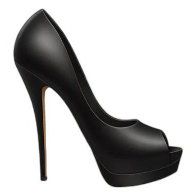 Black heels sticker