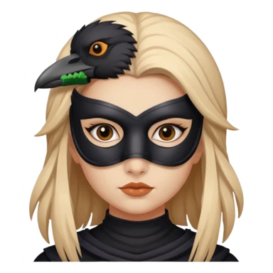 Caw girl sticker