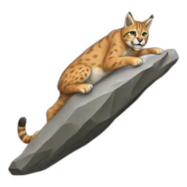 bouldering bobcat sticker