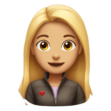 Girl in love  sticker