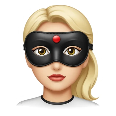 Domino eye mask just the eye mask  sticker