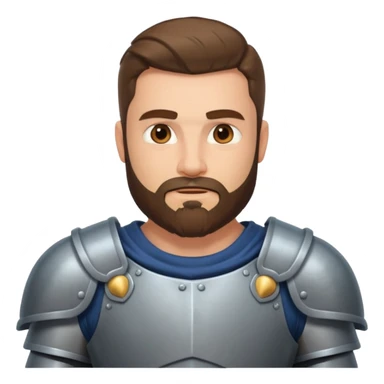herois man with beard sticker