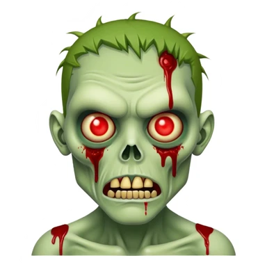 Pothead zombie sticker