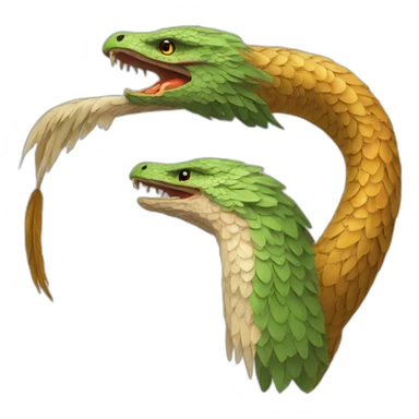 Aigle attrape serpent sticker