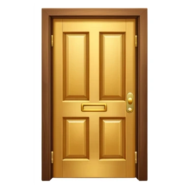 opened door with golden light coming out sticker