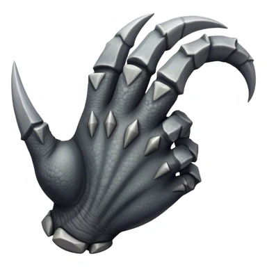 dinosaur claws, like symbol sticker