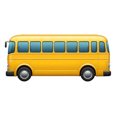 Bus image. View left Side. sticker