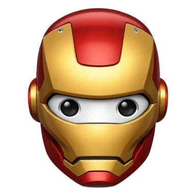 Generate a ironman emoj sticker