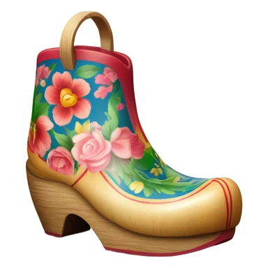 dutch wooden shoe sticker