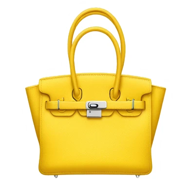 Yellow Birkin bag sticker