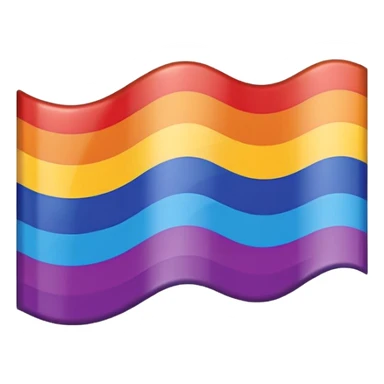 gay progress pride flag, including rainbow stripes, chevron with trans and POC colors, iconic design, no text sticker