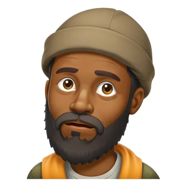 drunk homeless black guy sticker