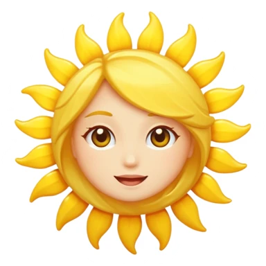 sun Beauty wiggling sticker
