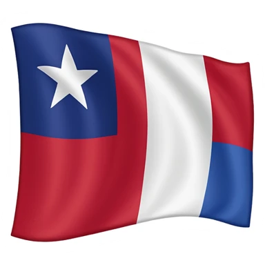 Texas flag waving, only the flag fabric, no pole, vibrant red white and blue, single white star, no text sticker