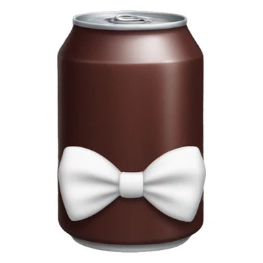 Dr Pepper with a white bow  sticker