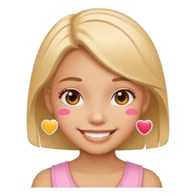 Stikers of a girl cute sticker