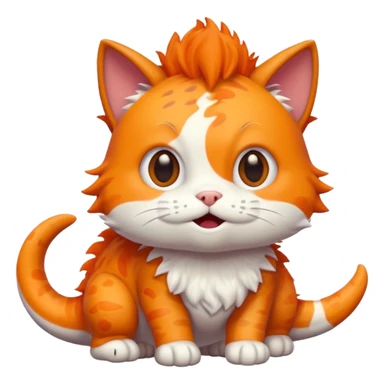 Gato dinosaurio sticker