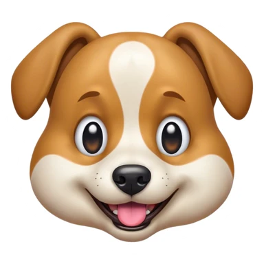 Cinematic Comical Domestic Dog Portrait Emoji, Head tilted dramatically with an exaggeratedly amused expression, featuring a striking coat with a playful glimmer and wide, expressive eyes brimming with humorous disbelief, Simplified yet hilariously expressive features, highly detailed, glowing with a slightly sassy glow, high shine, dramatic yet playful, stylized with an air of cheeky mischief, soft glowing outline, capturing the essence of a spirited and over-the-top dog that looks ready to side-eye its way into internet fame instantly! sticker