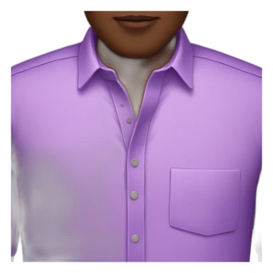 A man whose shirt is purple  sticker