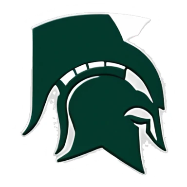 michigan state spartans logo sticker