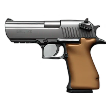 one high quality colored desert eagle sticker