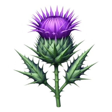 Thistle sticker