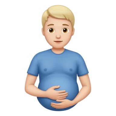 A pregnant man  sticker