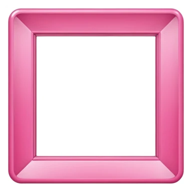 pink picture frame sticker