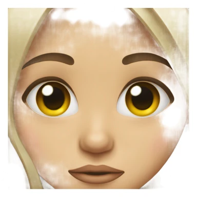 girl with tears covering her eyes sticker