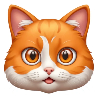 surprised cat emoji sticker