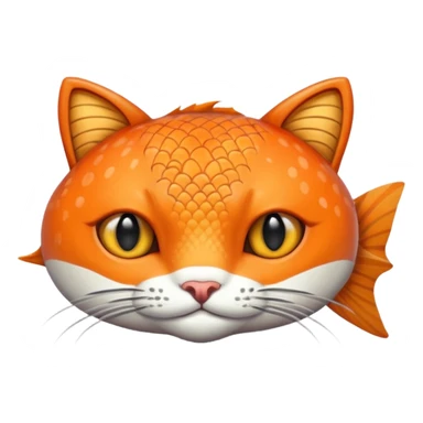 make a salmon with cat ears sticker