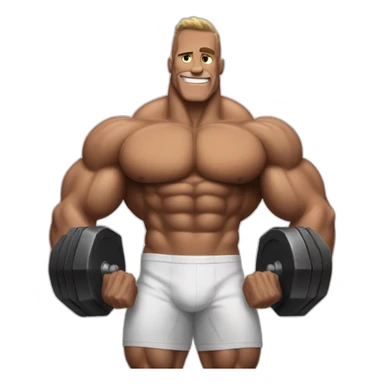 Ronnie Colemann Bodybuilder Muscular sticker