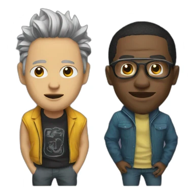 Gojo and geto sticker