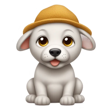 animal bebe con gorrito sticker