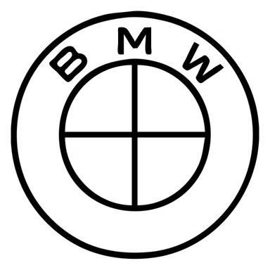 BMW logo sticker